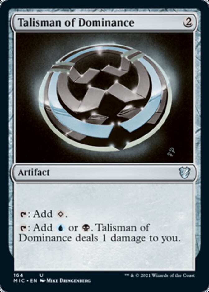 Talisman of Dominance [Innistrad: Midnight Hunt Commander] | Grognard Games