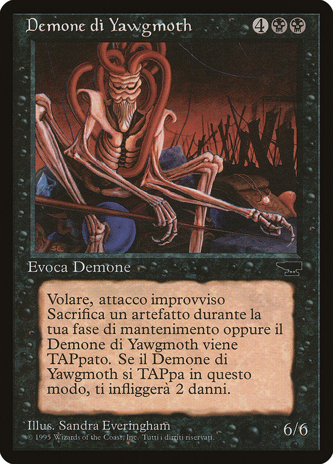 Yawgmoth Demon (Italian) [Rinascimento] | Grognard Games