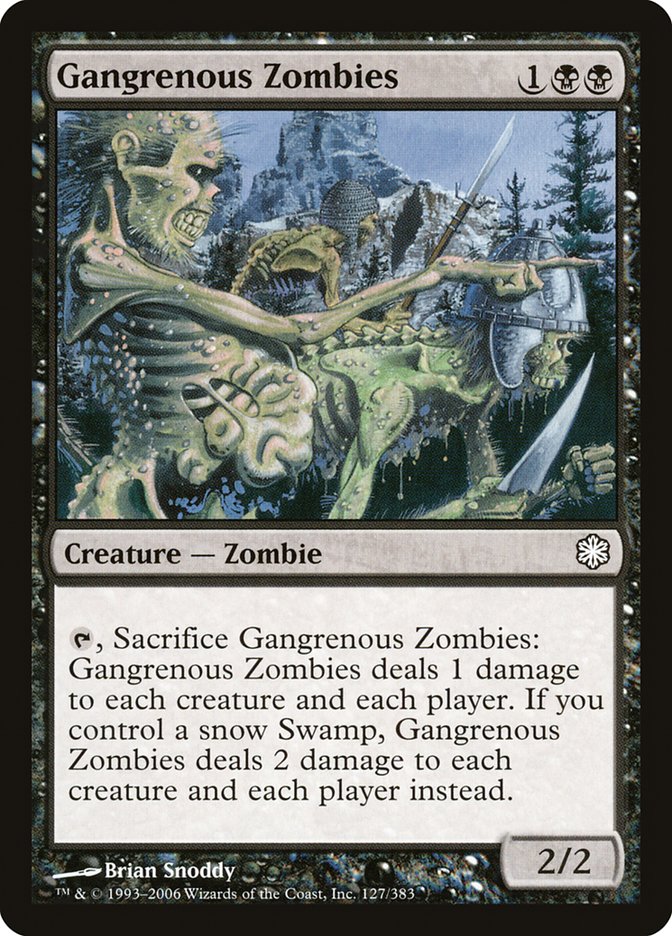 Gangrenous Zombies [Coldsnap Theme Decks] | Grognard Games