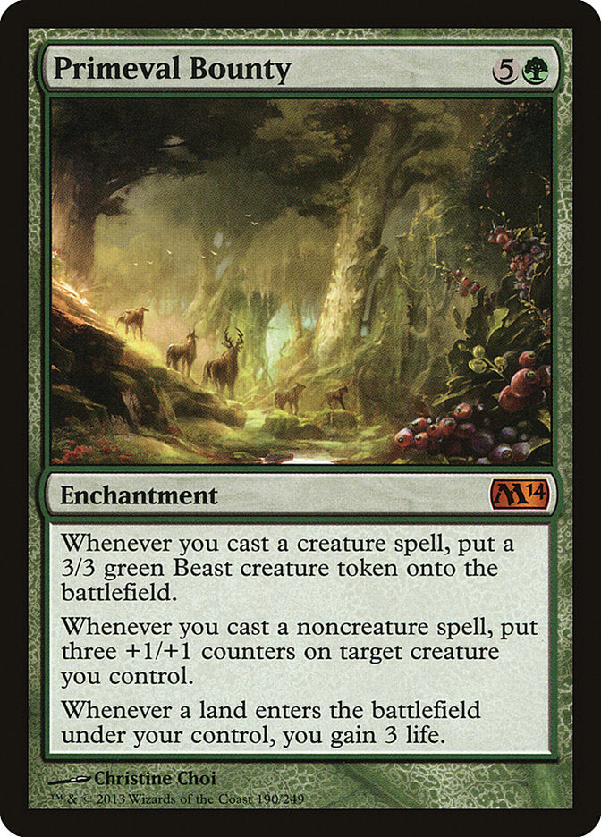 Primeval Bounty [Magic 2014] | Grognard Games