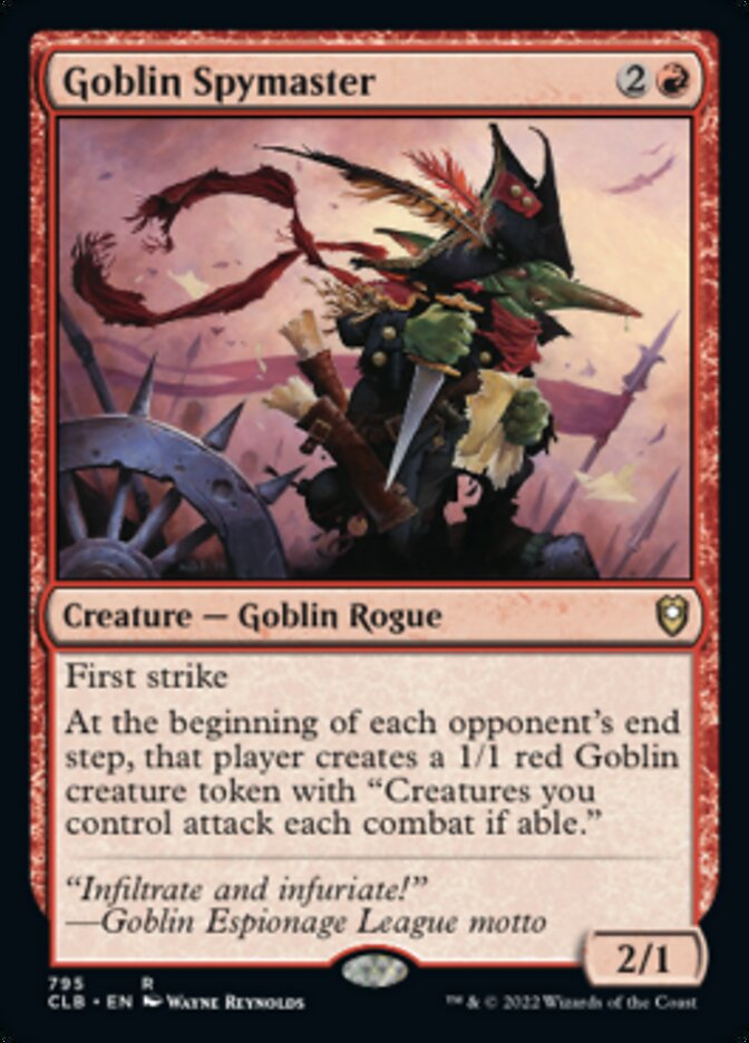 Goblin Spymaster [Commander Legends: Battle for Baldur's Gate] | Grognard Games