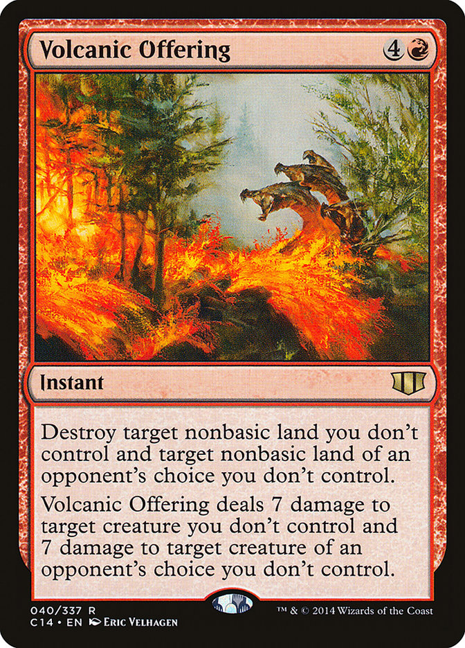 Volcanic Offering [Commander 2014] | Grognard Games