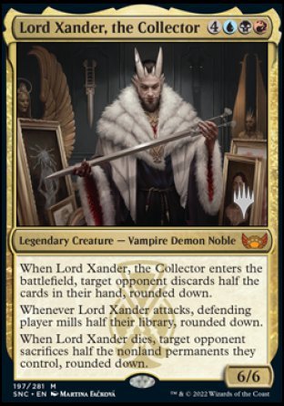 Lord Xander, the Collector (Promo Pack) [Streets of New Capenna Promos] | Grognard Games