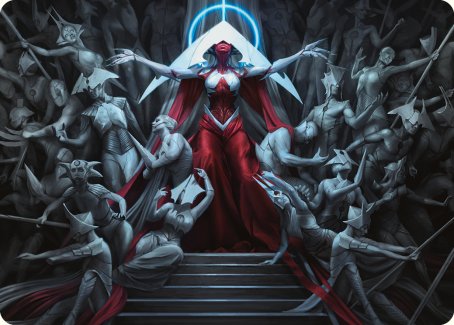 Elesh Norn, Mother of Machines Art Card [Phyrexia: All Will Be One Art Series] | Grognard Games