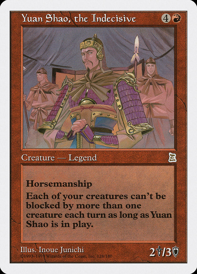 Yuan Shao, the Indecisive [Portal Three Kingdoms] | Grognard Games