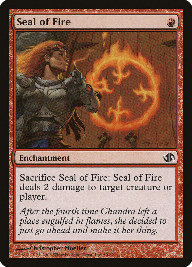 Seal of Fire [Duel Decks: Jace vs. Chandra] | Grognard Games