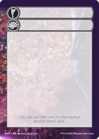 Helper Card (3/9) [Kamigawa: Neon Dynasty Tokens] | Grognard Games