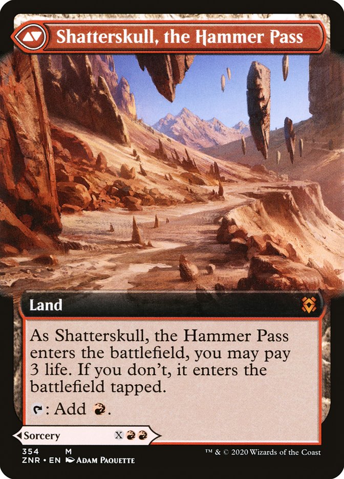 Shatterskull Smashing // Shatterskull, the Hammer Pass (Extended) [Zendikar Rising] | Grognard Games