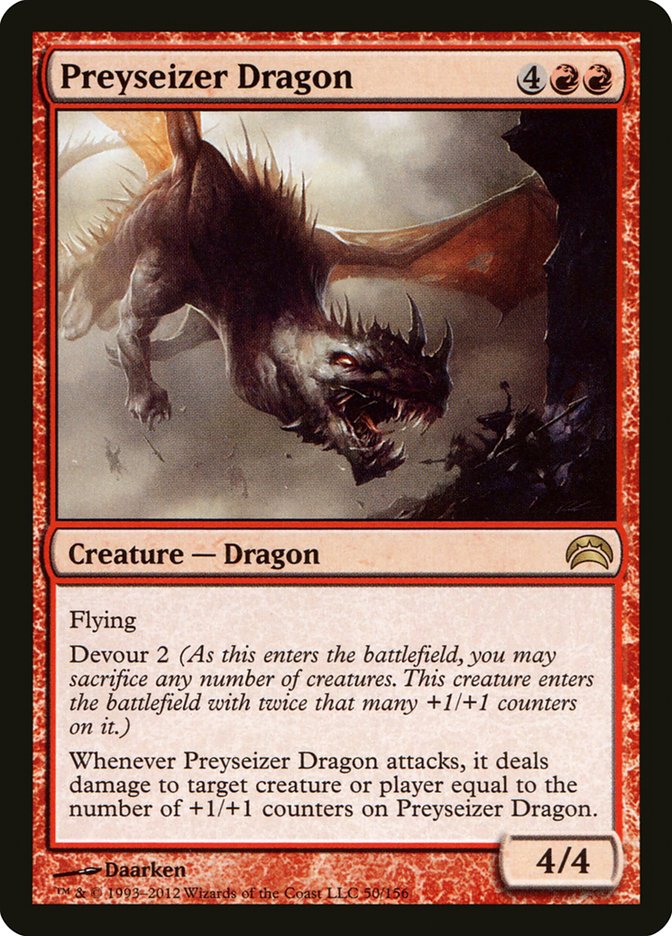 Preyseizer Dragon [Planechase 2012] | Grognard Games