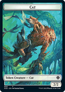 Insect // Cat Double-Sided Token [Starter Commander Decks] | Grognard Games