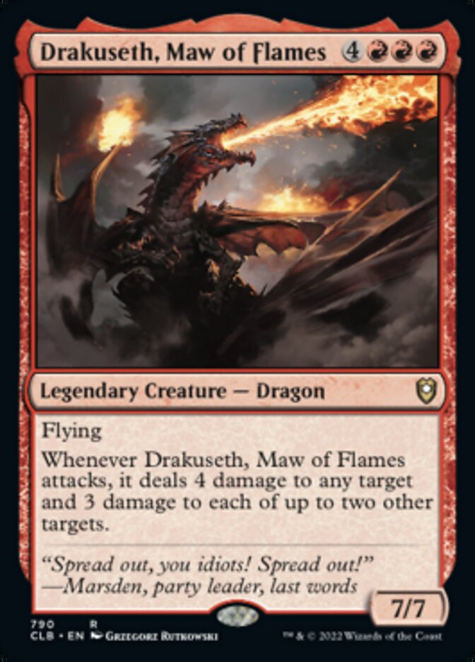 Drakuseth, Maw of Flames [Commander Legends: Battle for Baldur's Gate] | Grognard Games