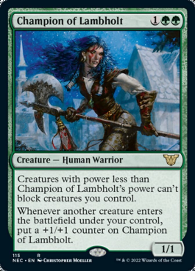 Champion of Lambholt [Kamigawa: Neon Dynasty Commander] | Grognard Games