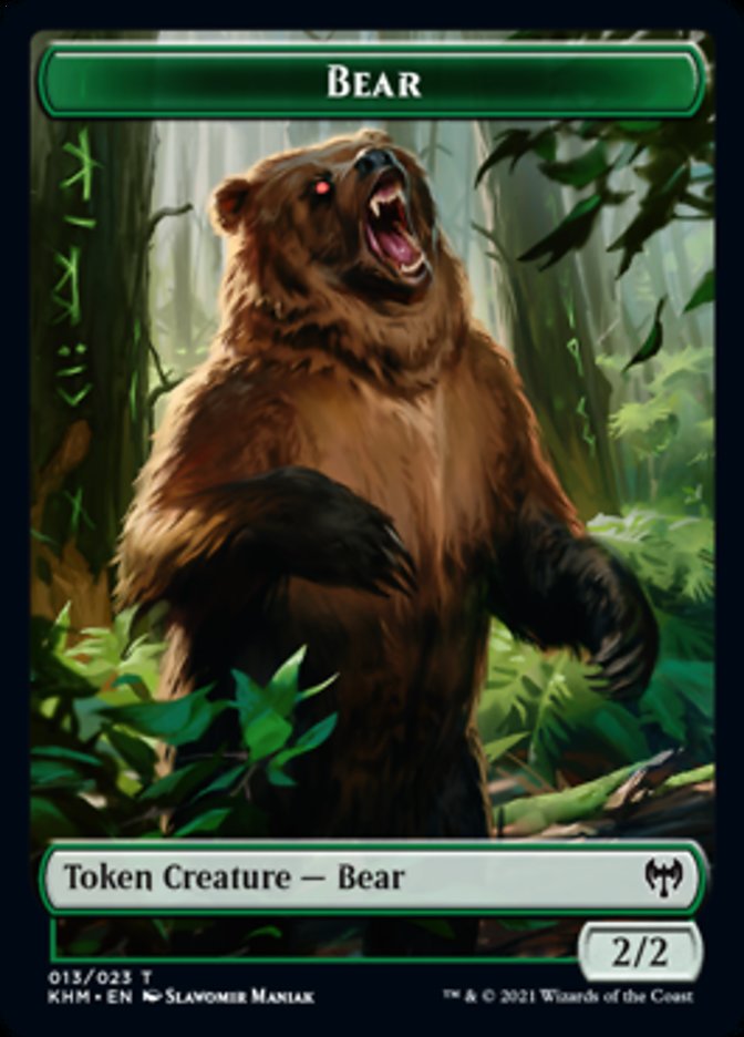 Bear [Kaldheim Tokens] | Grognard Games