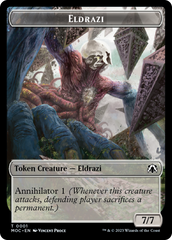 Eldrazi // Angel (4) Double-Sided Token [March of the Machine Commander Tokens] | Grognard Games