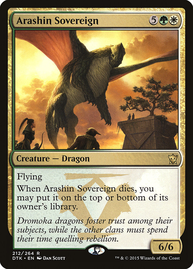 Arashin Sovereign [Dragons of Tarkir] | Grognard Games