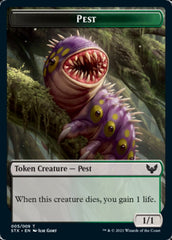 Food // Pest Token [Commander 2021 Tokens] | Grognard Games