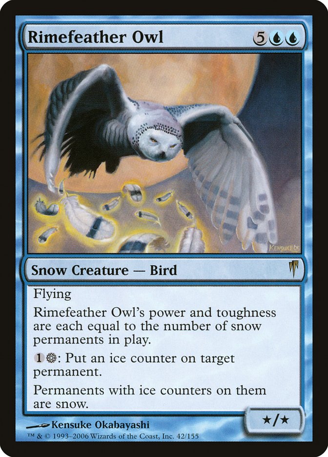 Rimefeather Owl [Coldsnap] | Grognard Games