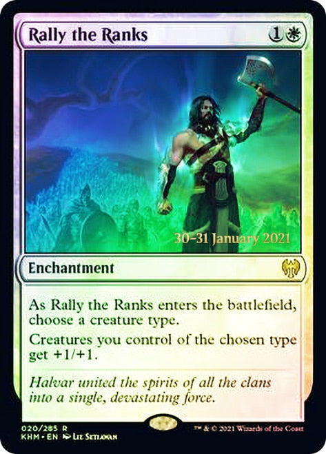 Rally the Ranks [Kaldheim Prerelease Promos] | Grognard Games