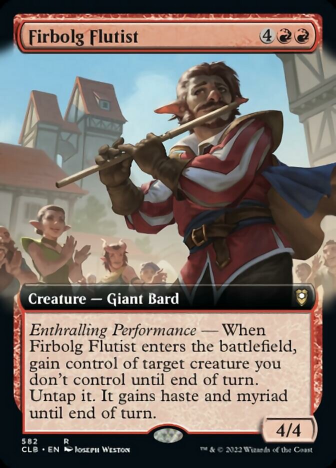 Firbolg Flutist (Extended Art) [Commander Legends: Battle for Baldur's Gate] | Grognard Games