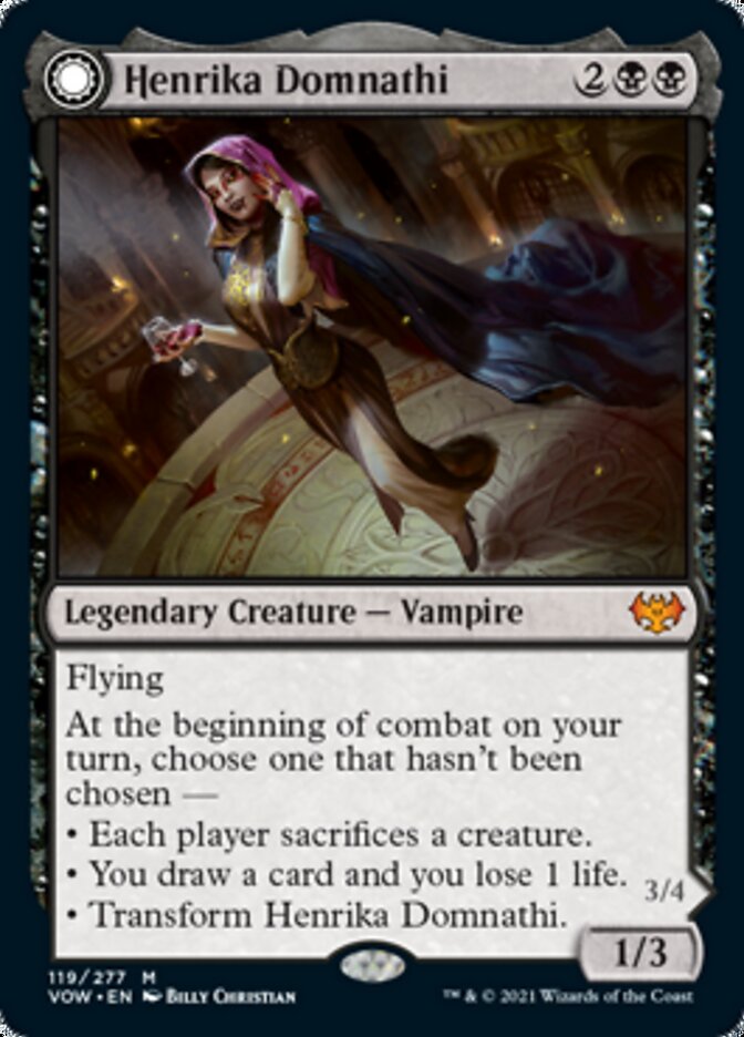 Henrika Domnathi // Henrika, Infernal Seer [Innistrad: Crimson Vow] | Grognard Games