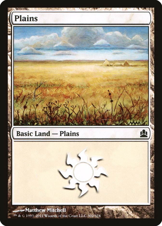 Plains (302) [Commander 2011] | Grognard Games