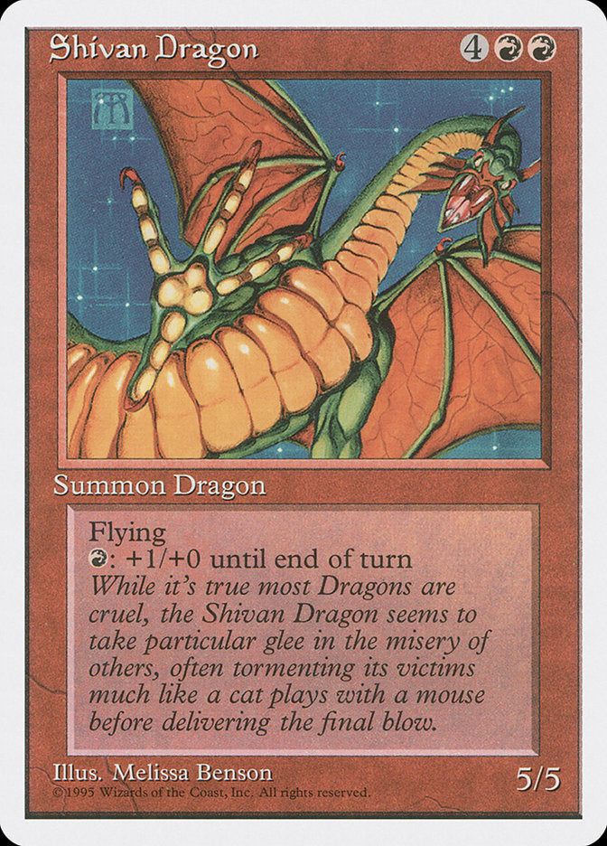 Shivan Dragon [Fourth Edition] | Grognard Games