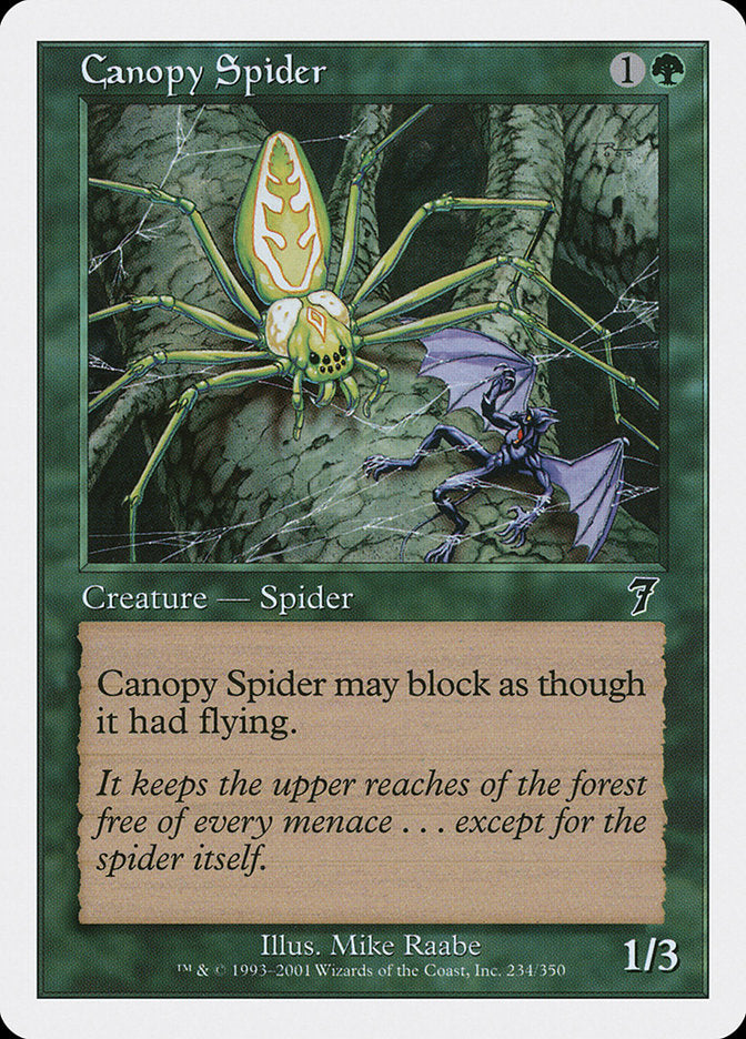 Canopy Spider [Seventh Edition] | Grognard Games