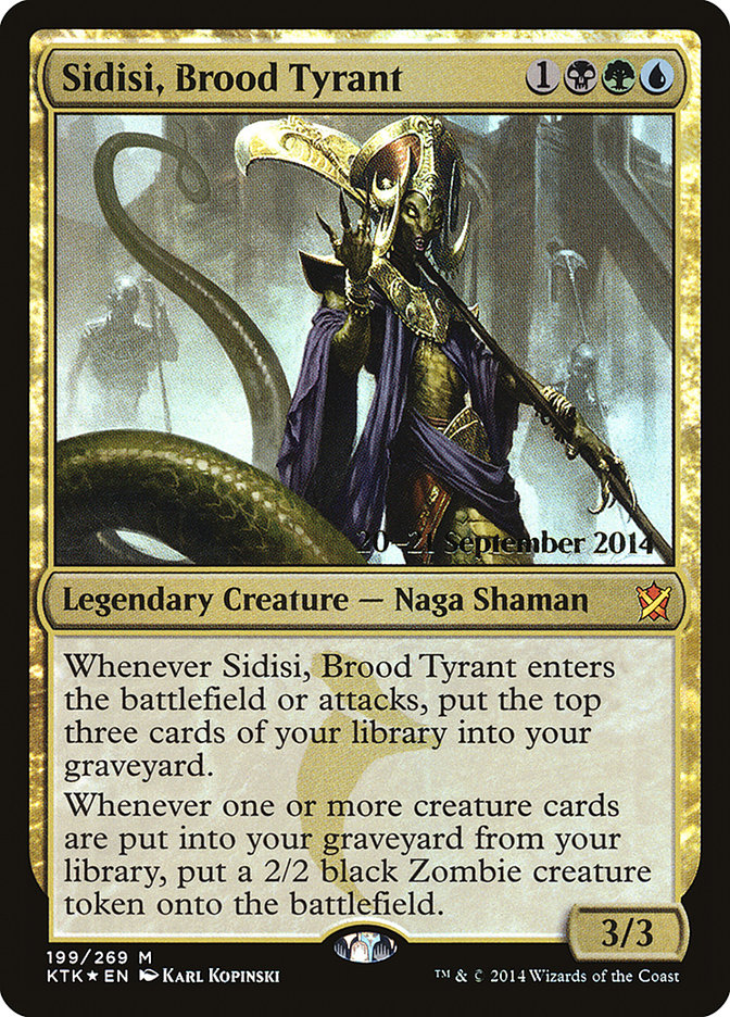 Sidisi, Brood Tyrant  [Khans of Tarkir Prerelease Promos] | Grognard Games