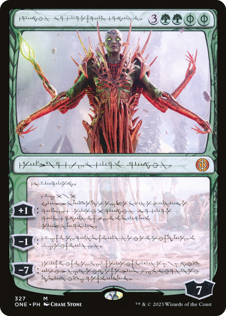 Nissa, Ascended Animist (Phyrexian) [Phyrexia: All Will Be One] | Grognard Games