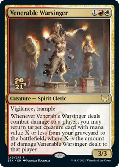 Venerable Warsinger [Strixhaven: School of Mages Prerelease Promos] | Grognard Games