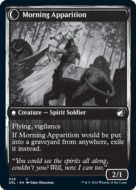 Mourning Patrol // Morning Apparition [Innistrad: Double Feature] | Grognard Games