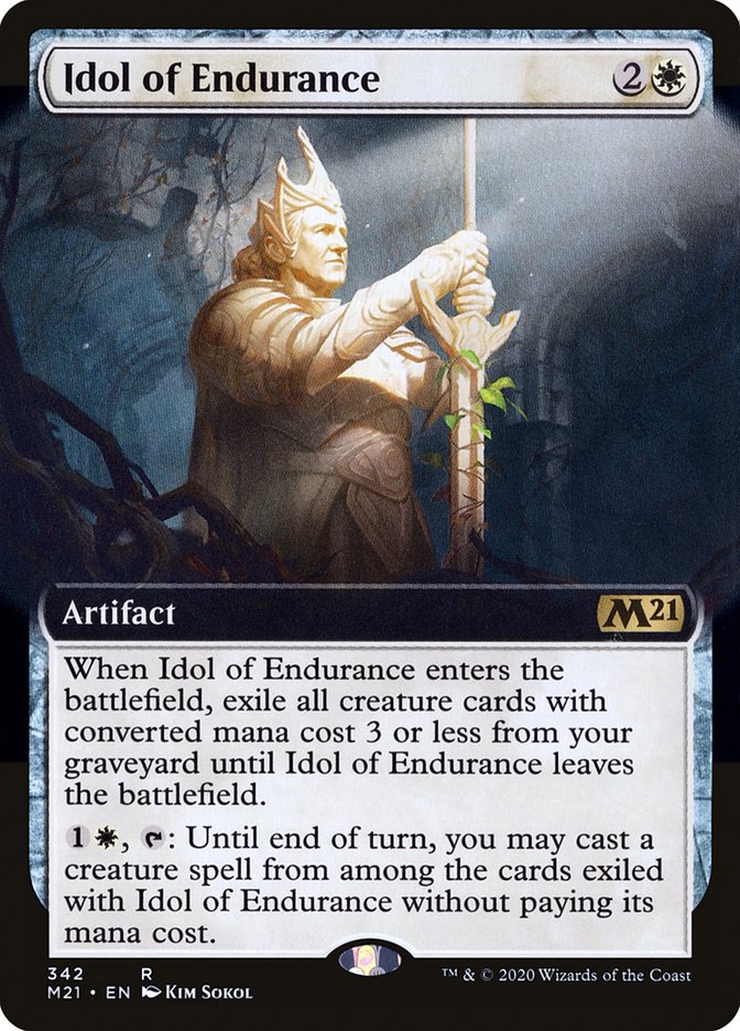 Idol of Endurance (Extended) [Core Set 2021] | Grognard Games