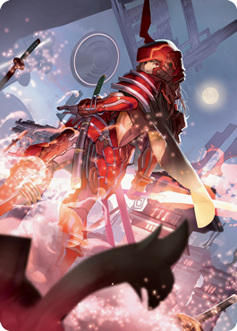 Peerless Samurai Art Card [Kamigawa: Neon Dynasty Art Series] | Grognard Games