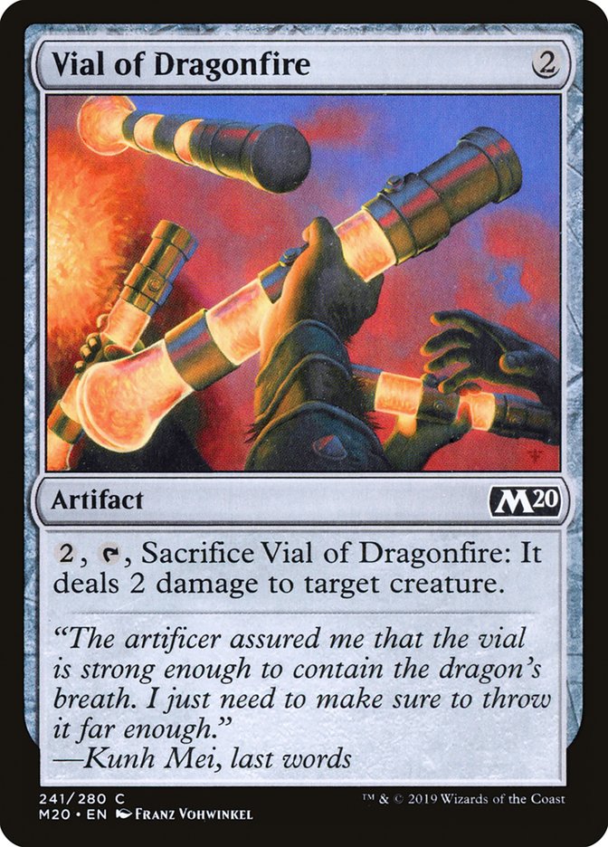 Vial of Dragonfire [Core Set 2020] | Grognard Games