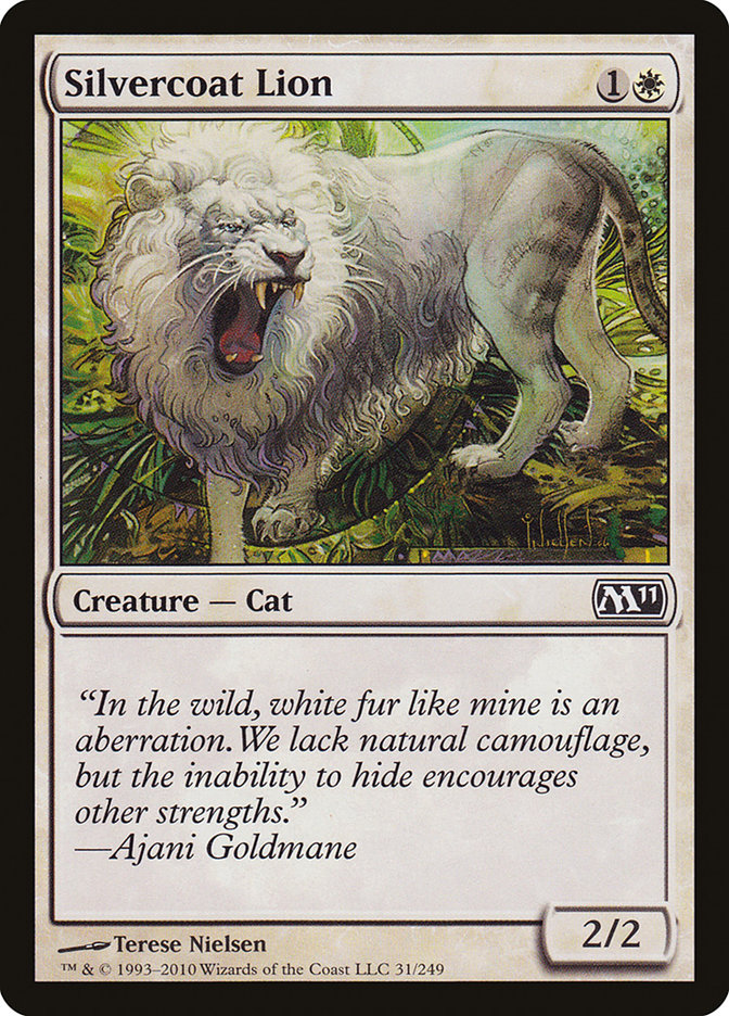 Silvercoat Lion [Magic 2011] | Grognard Games