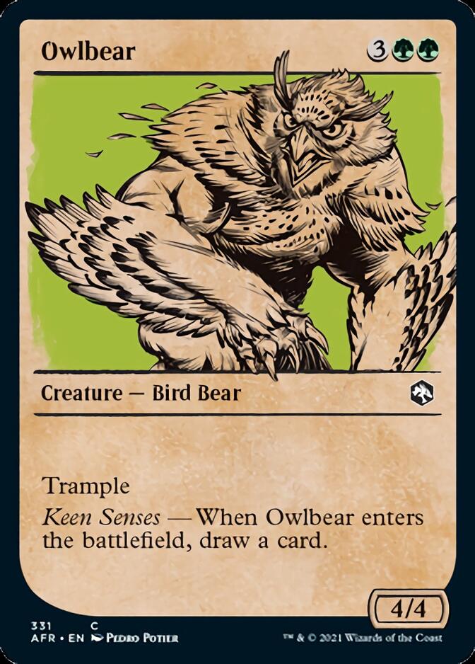 Owlbear (Showcase) [Dungeons & Dragons: Adventures in the Forgotten Realms] | Grognard Games