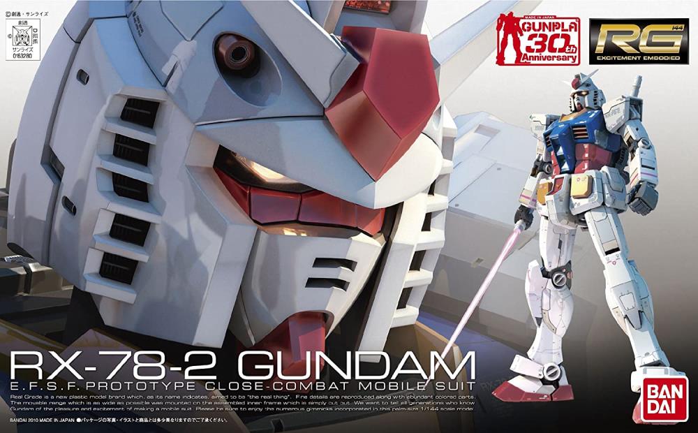 Gundam RG 1/144 RX-78-2 Gundam Model Kit | Grognard Games