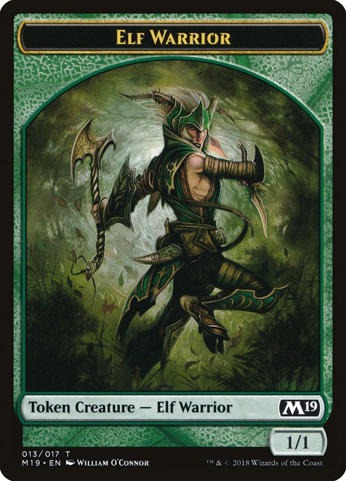 Elf Warrior [Core Set 2019 Tokens] | Grognard Games