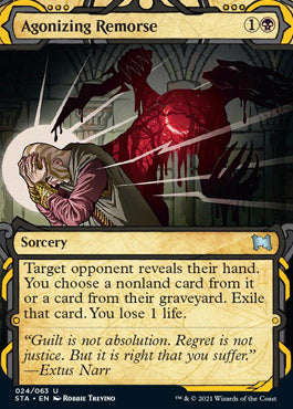 Agonizing Remorse (Etched Foil) [Strixhaven Mystical Archive] | Grognard Games