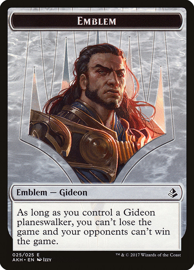 Gideon of the Trials Emblem [Amonkhet Tokens] | Grognard Games