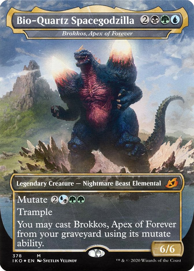 Brokkos, Apex of Forever - Bio-Quartz Spacegodzilla (Godzilla Series) [Ikoria: Lair of Behemoths] | Grognard Games