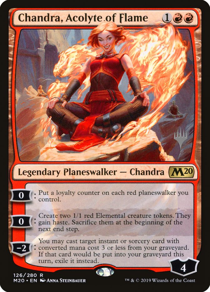 Chandra, Acolyte of Flame (Promo Pack) [Core Set 2020 Promos] | Grognard Games