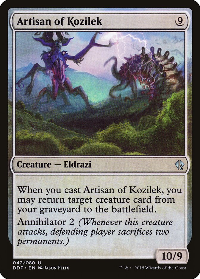 Artisan of Kozilek [Duel Decks: Zendikar vs. Eldrazi] | Grognard Games