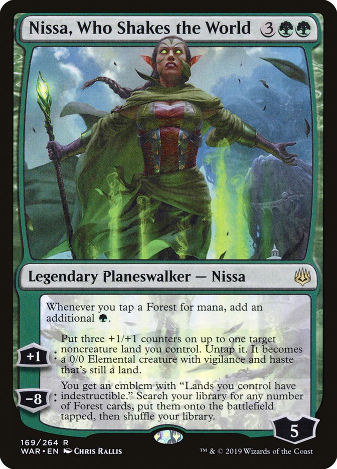 Nissa, Who Shakes the World [War of the Spark] | Grognard Games