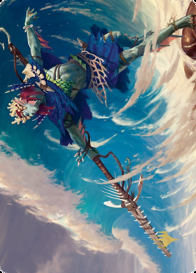 Tazeem Roilmage Art Card (Gold-Stamped Signature) [Zendikar Rising Art Series] | Grognard Games