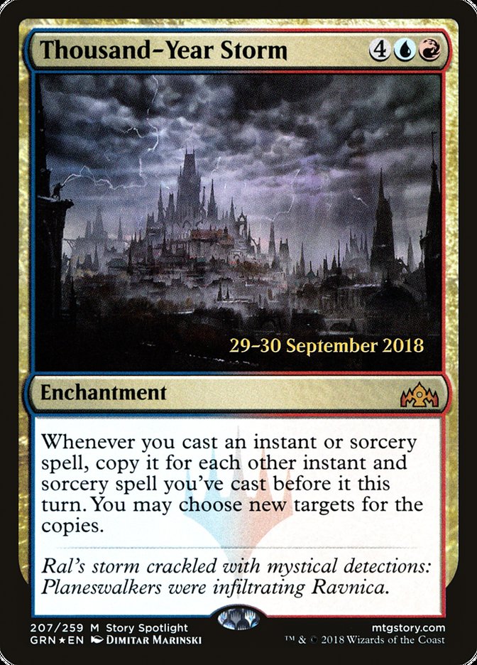 Thousand-Year Storm  [Guilds of Ravnica Prerelease Promos] | Grognard Games