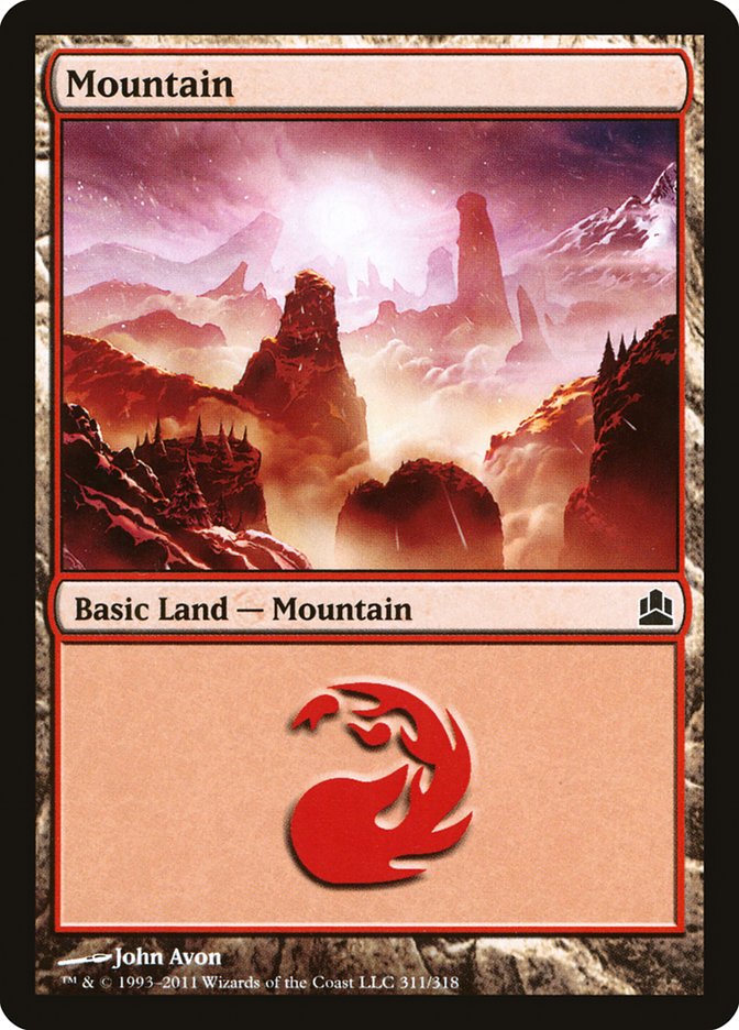 Mountain (311) [Commander 2011] | Grognard Games