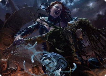 Olivia's Midnight Ambush Art Card [Innistrad: Midnight Hunt Art Series] | Grognard Games