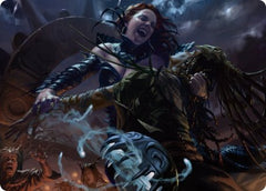 Olivia's Midnight Ambush Art Card [Innistrad: Midnight Hunt Art Series] | Grognard Games