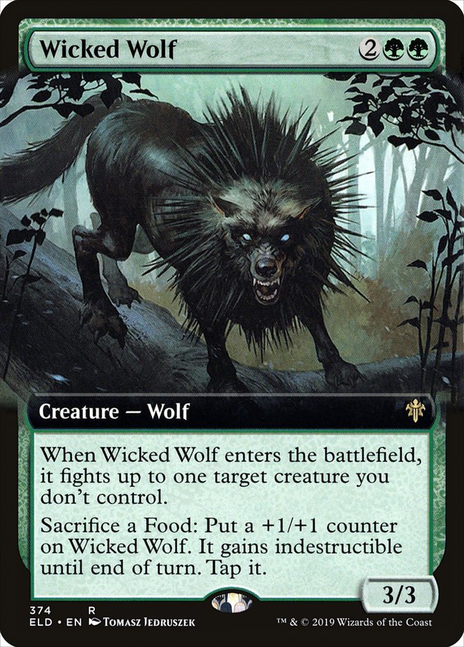 Wicked Wolf (Extended) [Throne of Eldraine] | Grognard Games